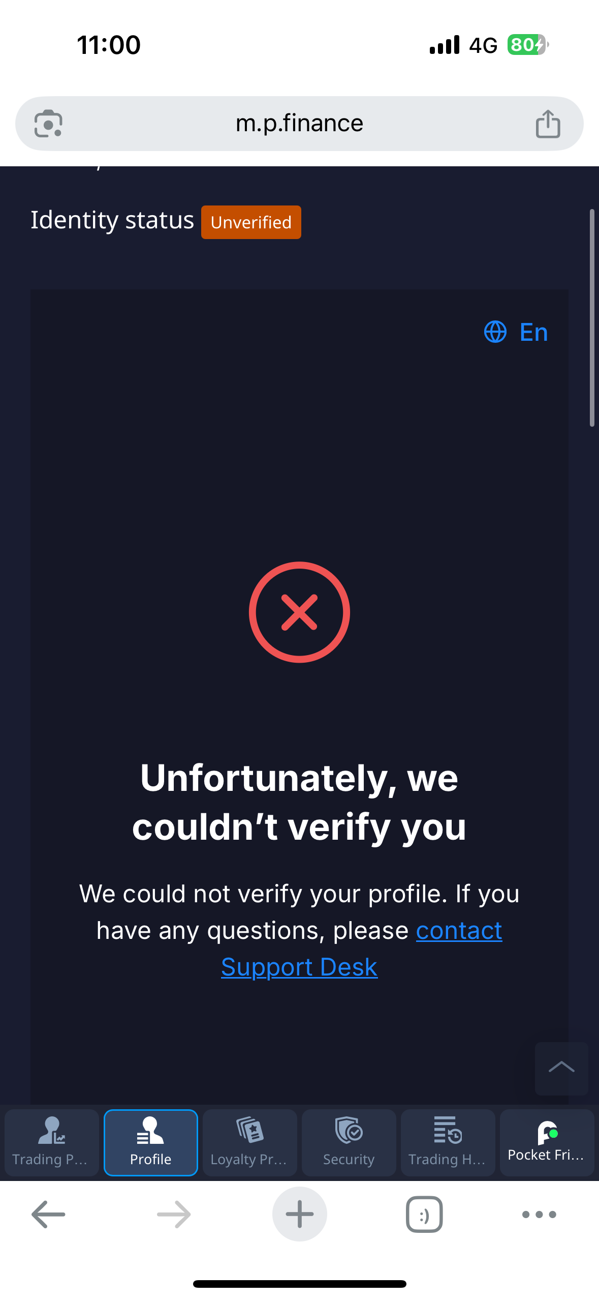 User Complaint - Account Blocked